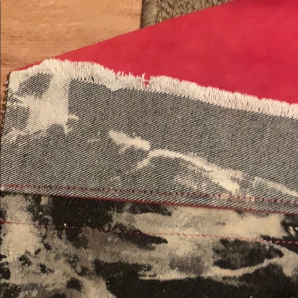 Leather & Denim Custom-Made Clutch - Picture 12 of 16